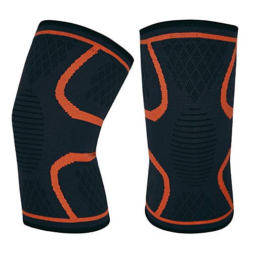Knee Brace Compression Sleeves Support Sports Joint Injury Pain Relief Arthritis